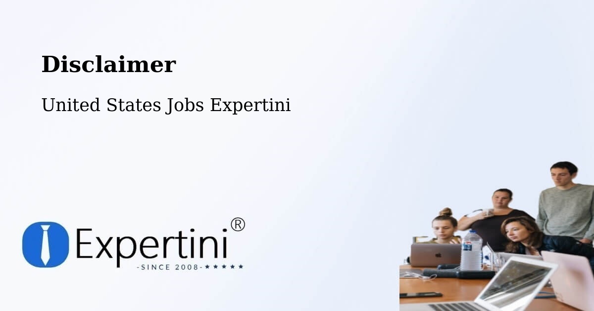 Disclaimer – Olathe - United States Jobs Expertini