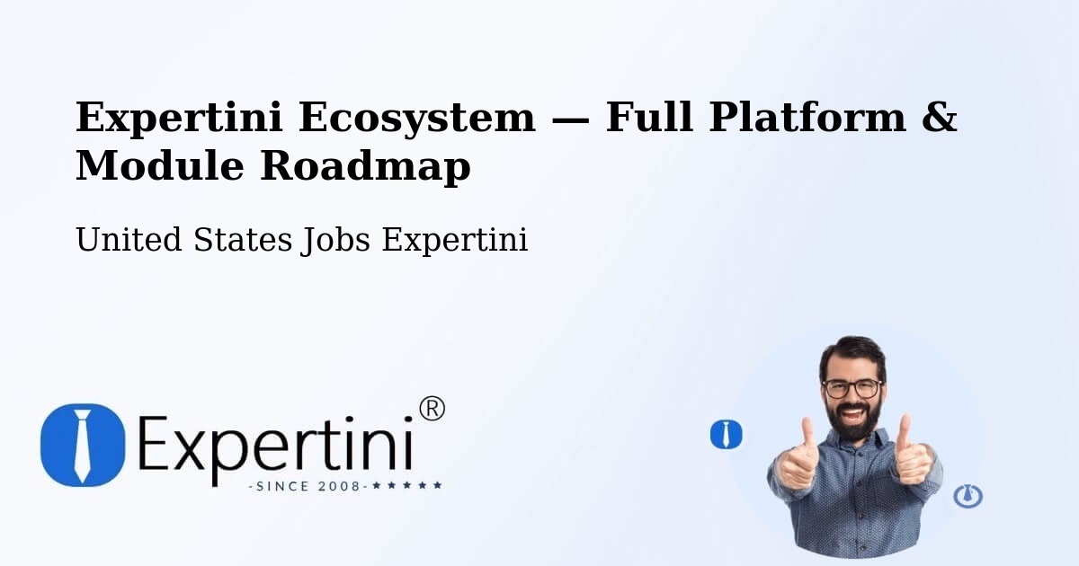 Expertini Ecosystem — Full Platform & Module Roadmap – Olathe